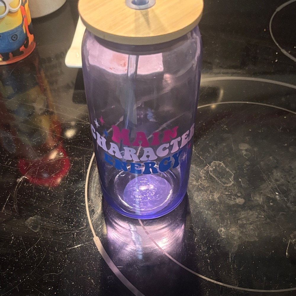 NWT Purple Main Character Energy Cup